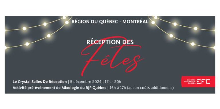 Réception des Fêtes Région Québec 2024 – Montréal