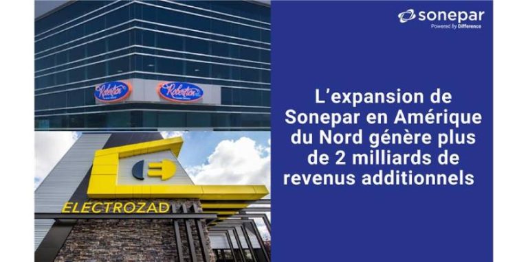 L’expansion de Sonepar en Amérique du Nord génère plus de 2 milliards de revenus additionnels